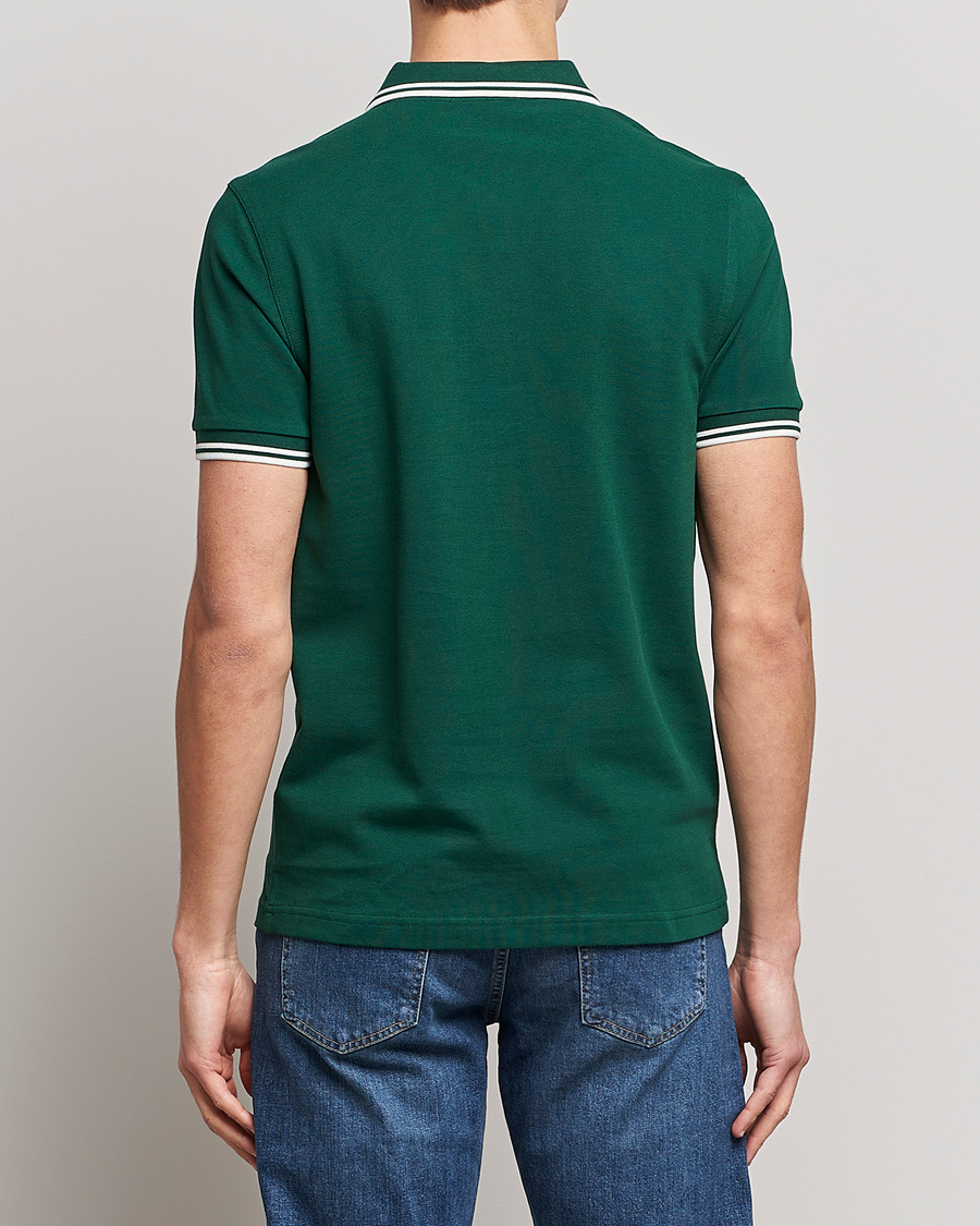 Herr | Pikéer | Fred Perry | Twin Tipped Polo Shirt Ivy/Snow White