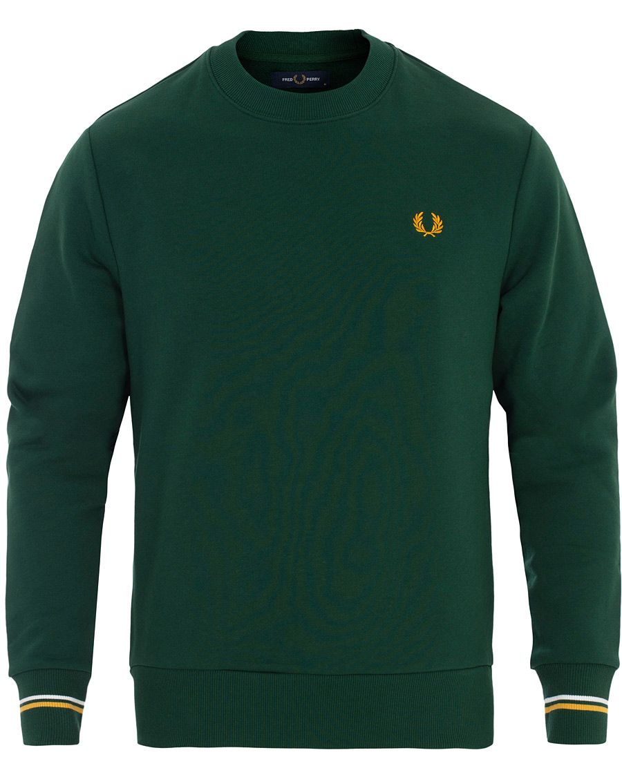Herr | Tröjor | Fred Perry | Crew Neck Sweatshirt Green
