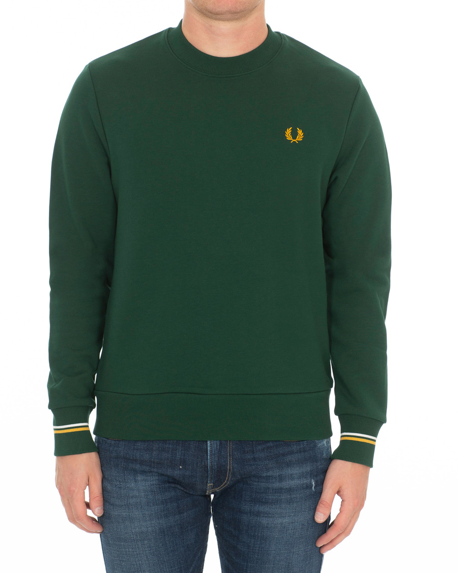 Herr | Tröjor | Fred Perry | Crew Neck Sweatshirt Green