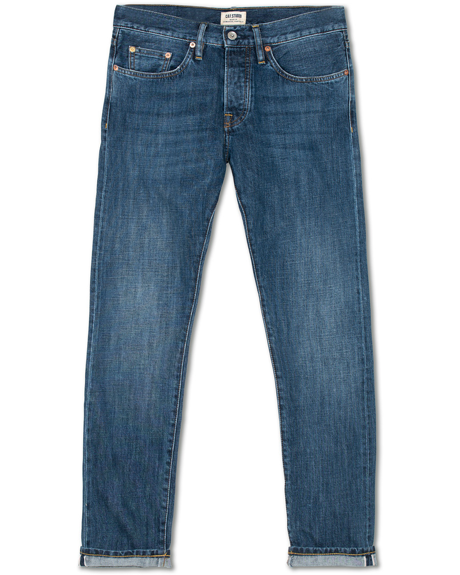 Herr | Jeans | C.O.F. Studio | M3 Regular Tapered Fit Selvedge Jeans Classic Worn