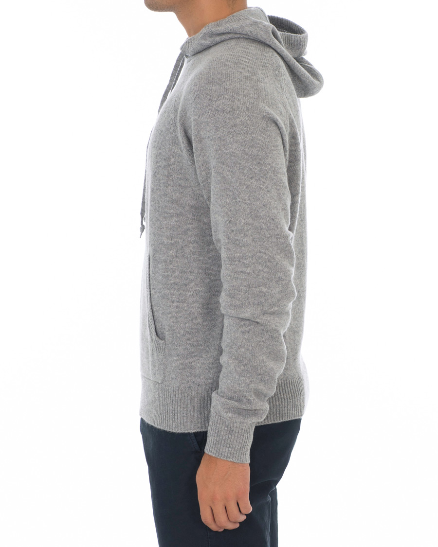 Herr | Tröjor | Soft Goat | Cashmere Chunky Hoodie Grey