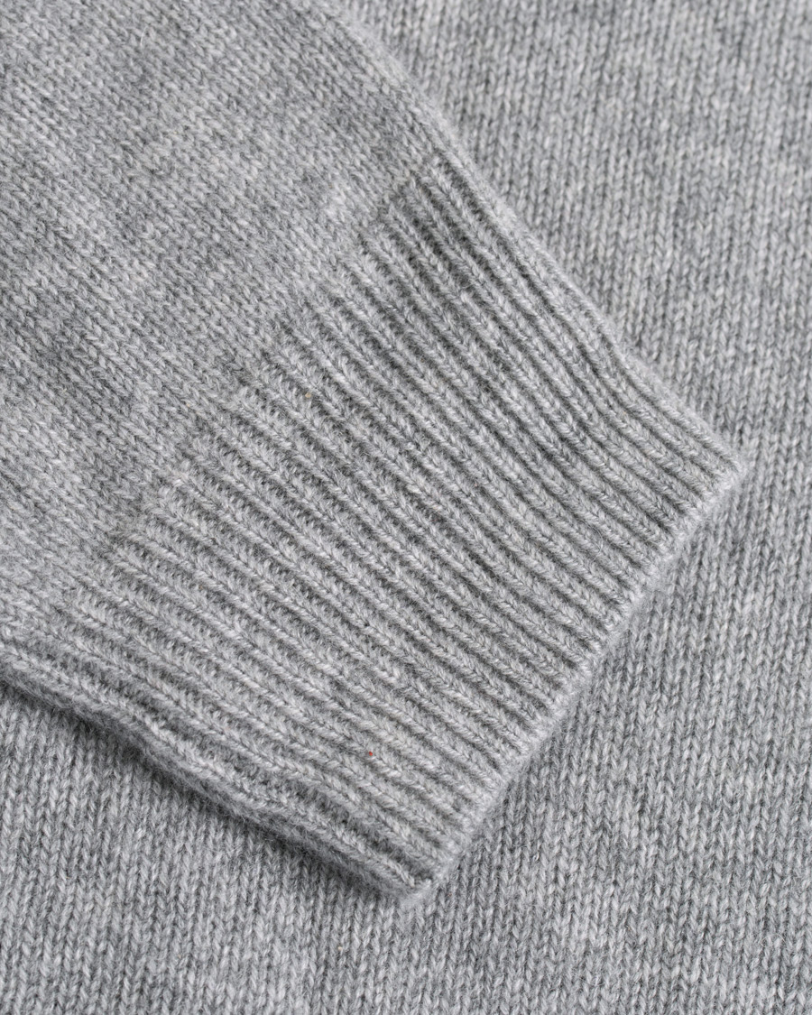 Herr | Tröjor | Soft Goat | Cashmere Chunky Hoodie Grey
