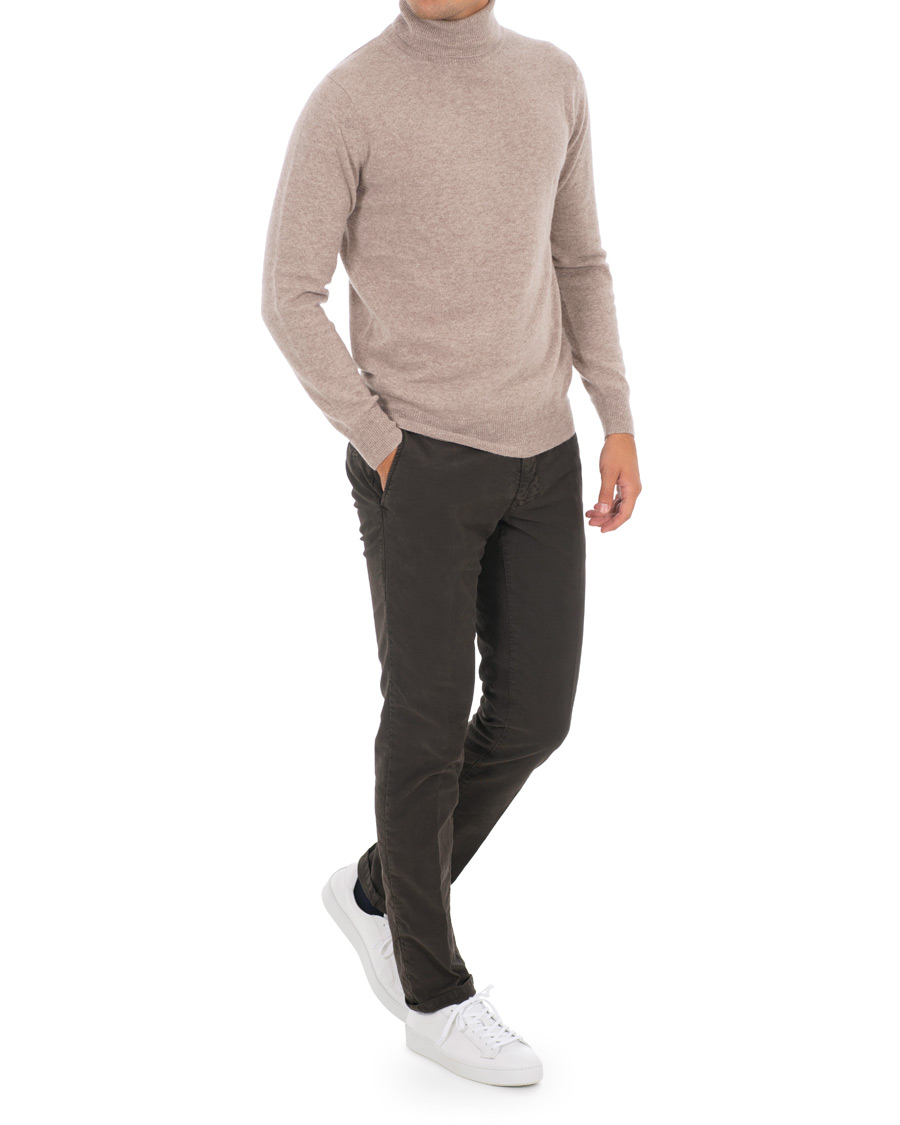 Herr | Tröjor | Soft Goat | Cashmere Turtleneck Toast