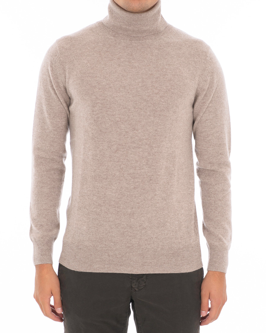 Herr | Tröjor | Soft Goat | Cashmere Turtleneck Toast