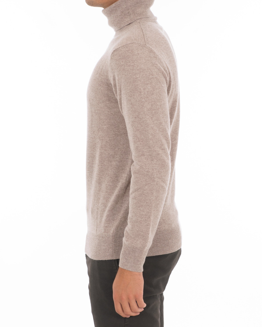Herr | Tröjor | Soft Goat | Cashmere Turtleneck Toast