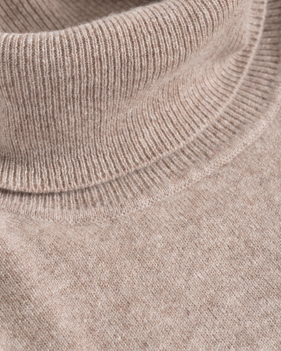 Herr | Tröjor | Soft Goat | Cashmere Turtleneck Toast