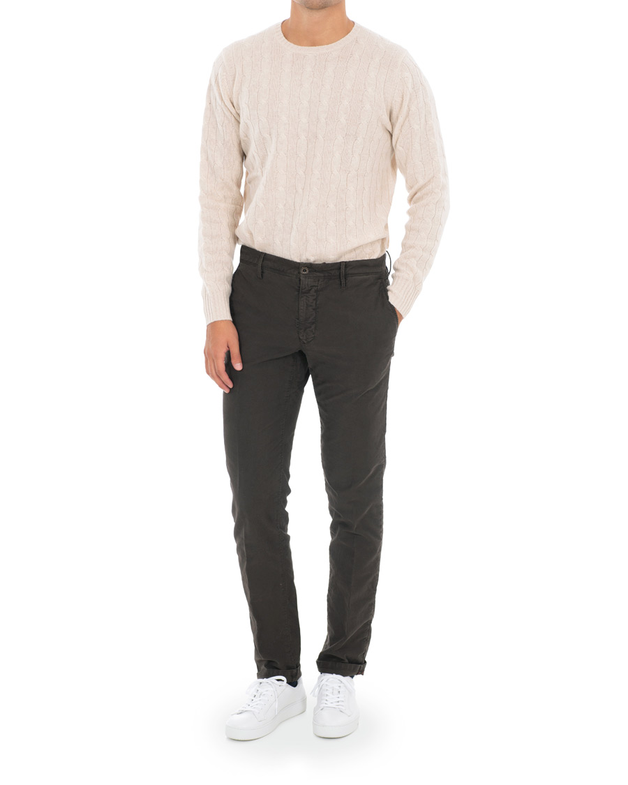 Herr | Tröjor | Soft Goat | Cashmere Cable Beige