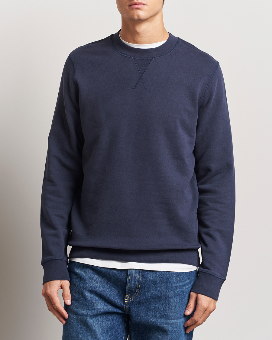 Herr | Julklappstips | Sunspel | Loopback Sweatshirt Navy