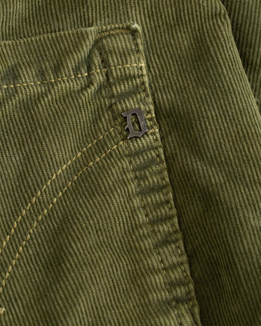 Herr | Byxor | Dondup | George Corduroy Trousers Green