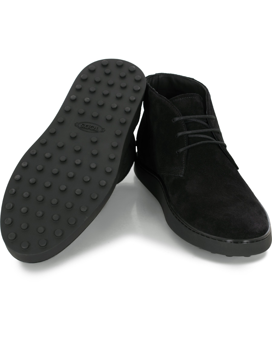 Herr | Tod's Polacco Casetta Chukka Boot Black Suede | Tod's | Polacco Casetta Chukka Boot Black Suede