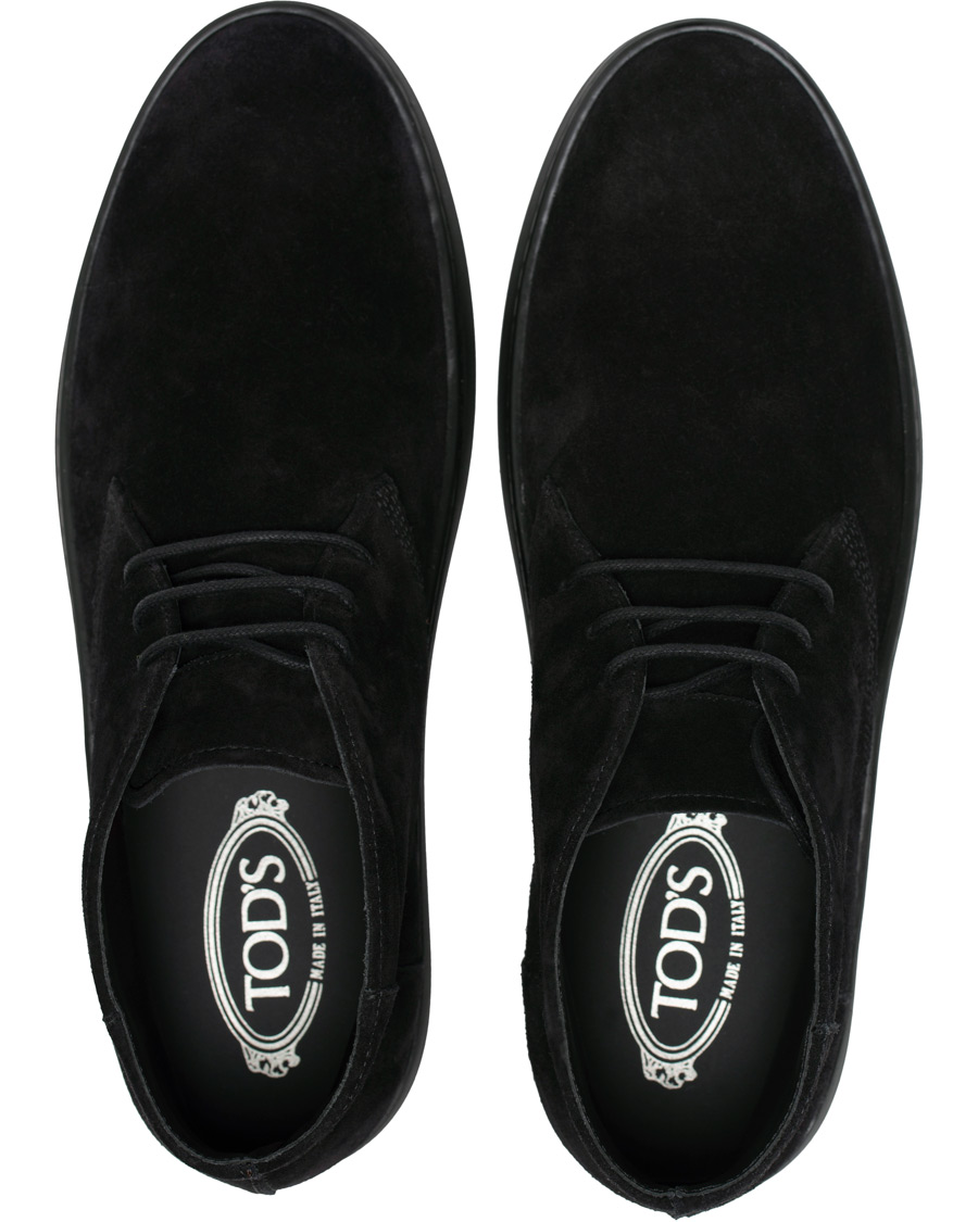 Herr | Tod's Polacco Casetta Chukka Boot Black Suede | Tod's | Polacco Casetta Chukka Boot Black Suede