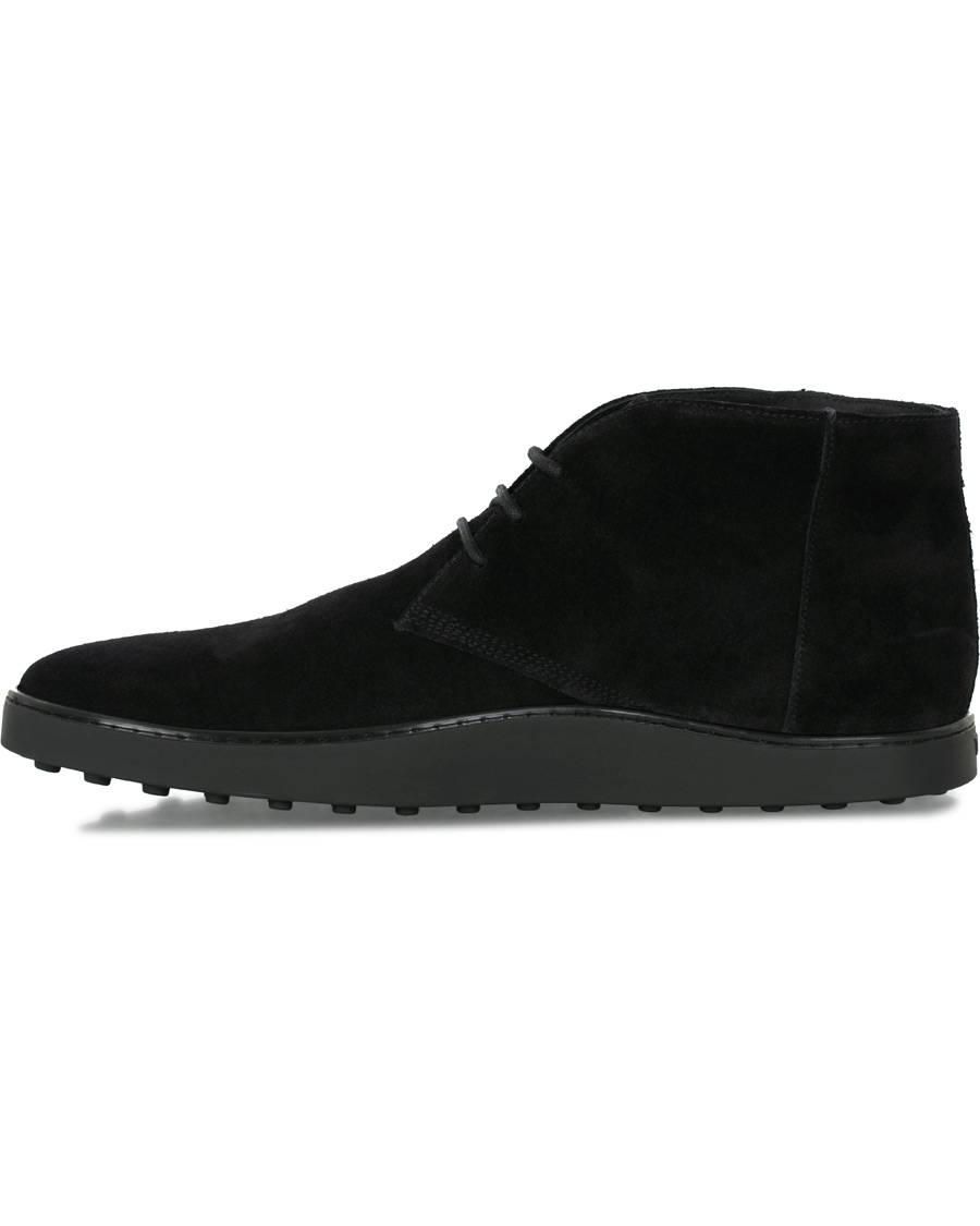 Herr | Tod's Polacco Casetta Chukka Boot Black Suede | Tod's | Polacco Casetta Chukka Boot Black Suede