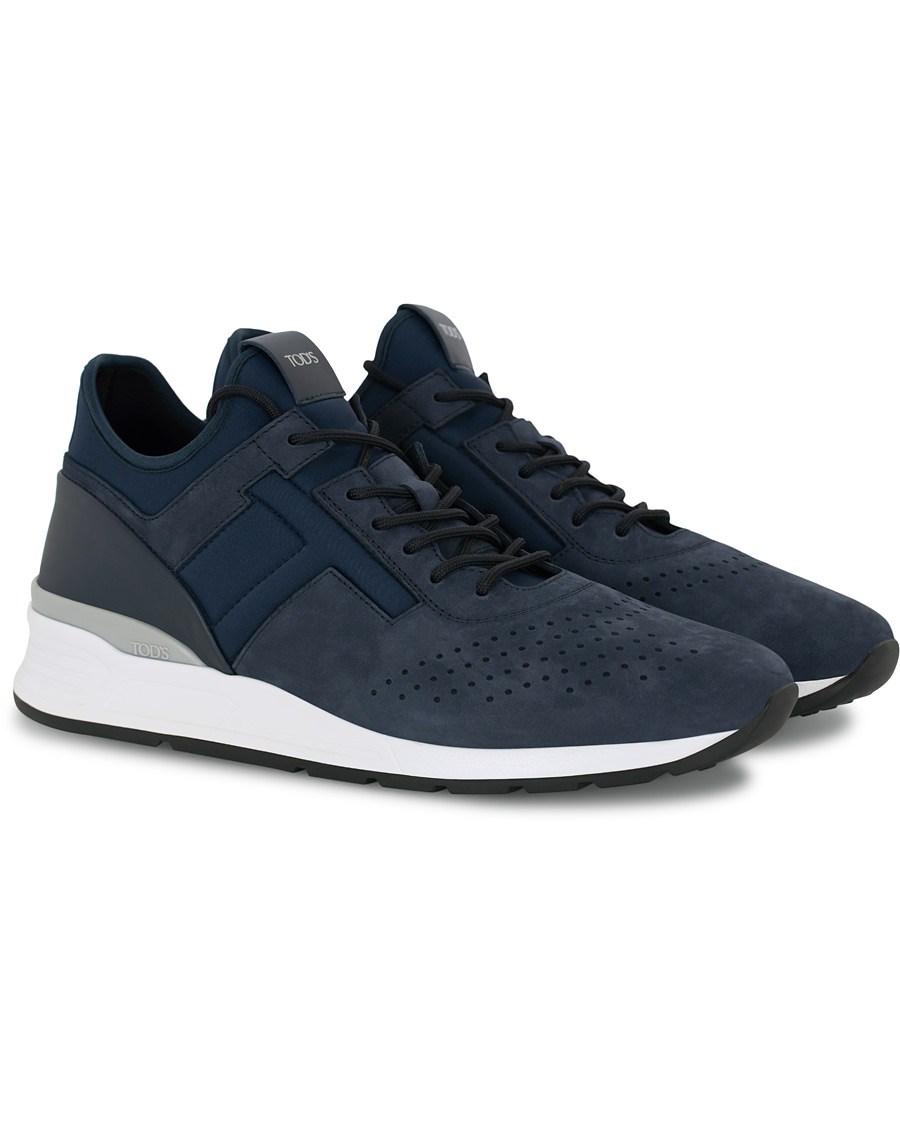 Herr | Tod's Allaciato Sportivo Sneaker Dark Blue Nubuck | Tod's | Allaciato Sportivo Sneaker Dark Blue Nubuck