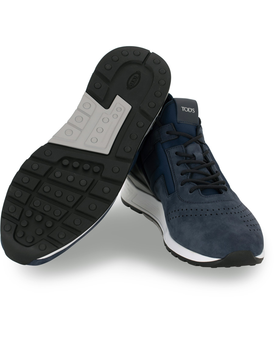 Herr | Tod's Allaciato Sportivo Sneaker Dark Blue Nubuck | Tod's | Allaciato Sportivo Sneaker Dark Blue Nubuck