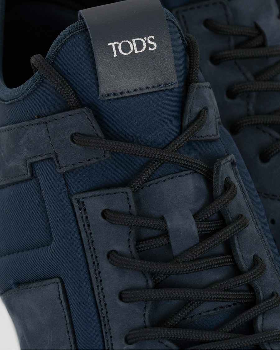 Herr | Tod's Allaciato Sportivo Sneaker Dark Blue Nubuck | Tod's | Allaciato Sportivo Sneaker Dark Blue Nubuck