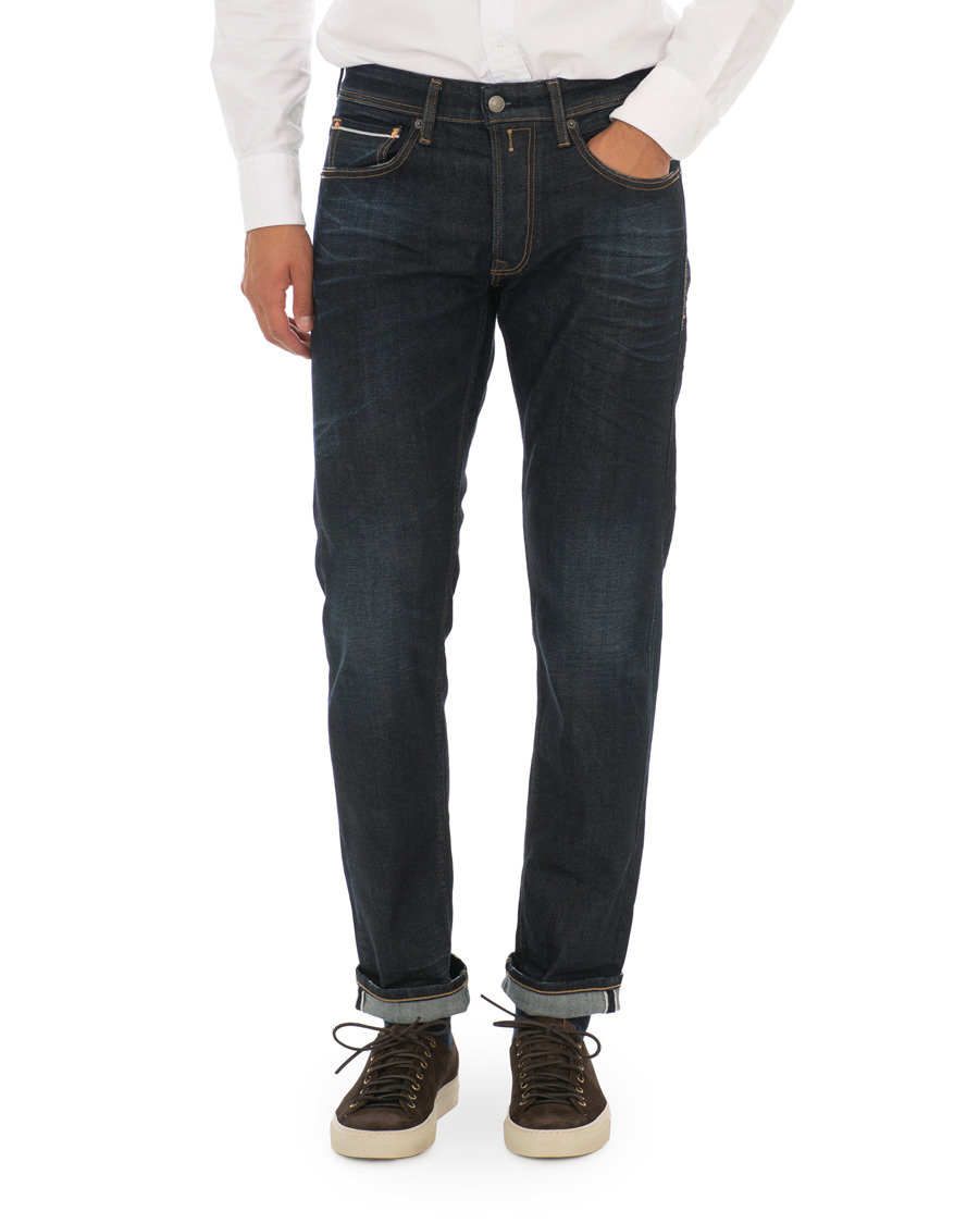 Herr | Jeans | Replay | Groover Stretch Selvedge Jeans Dark Blue