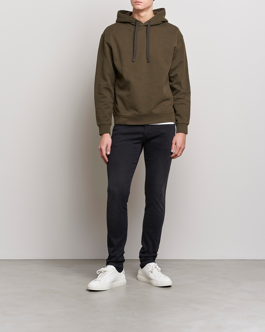 Herr | Jeans | Replay | Anbass Hyperflex Re-Used Jeans Washed Black