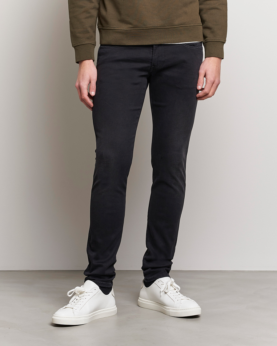 Herr | Svarta jeans | Replay | Anbass Hyperflex Clouds Jeans Black
