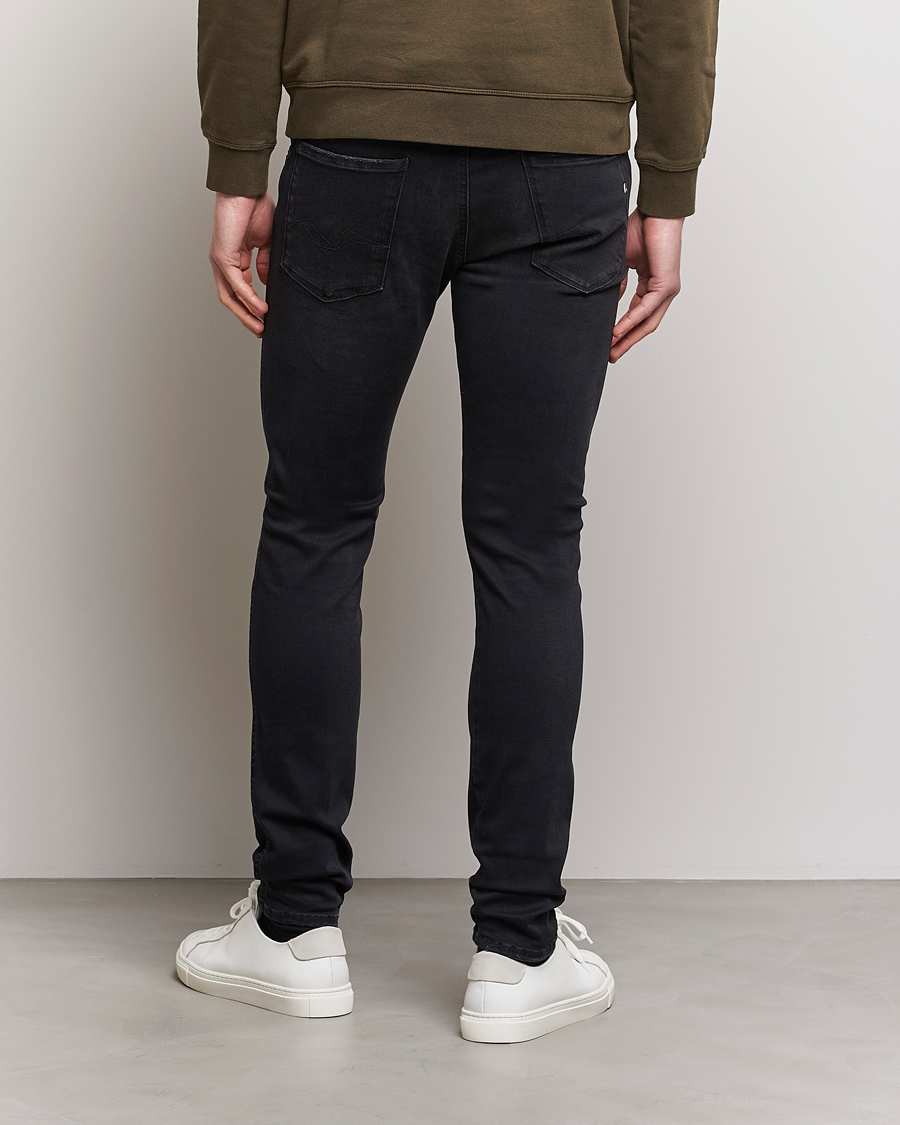 Herr | Jeans | Replay | Anbass Hyperflex Re-Used Jeans Washed Black