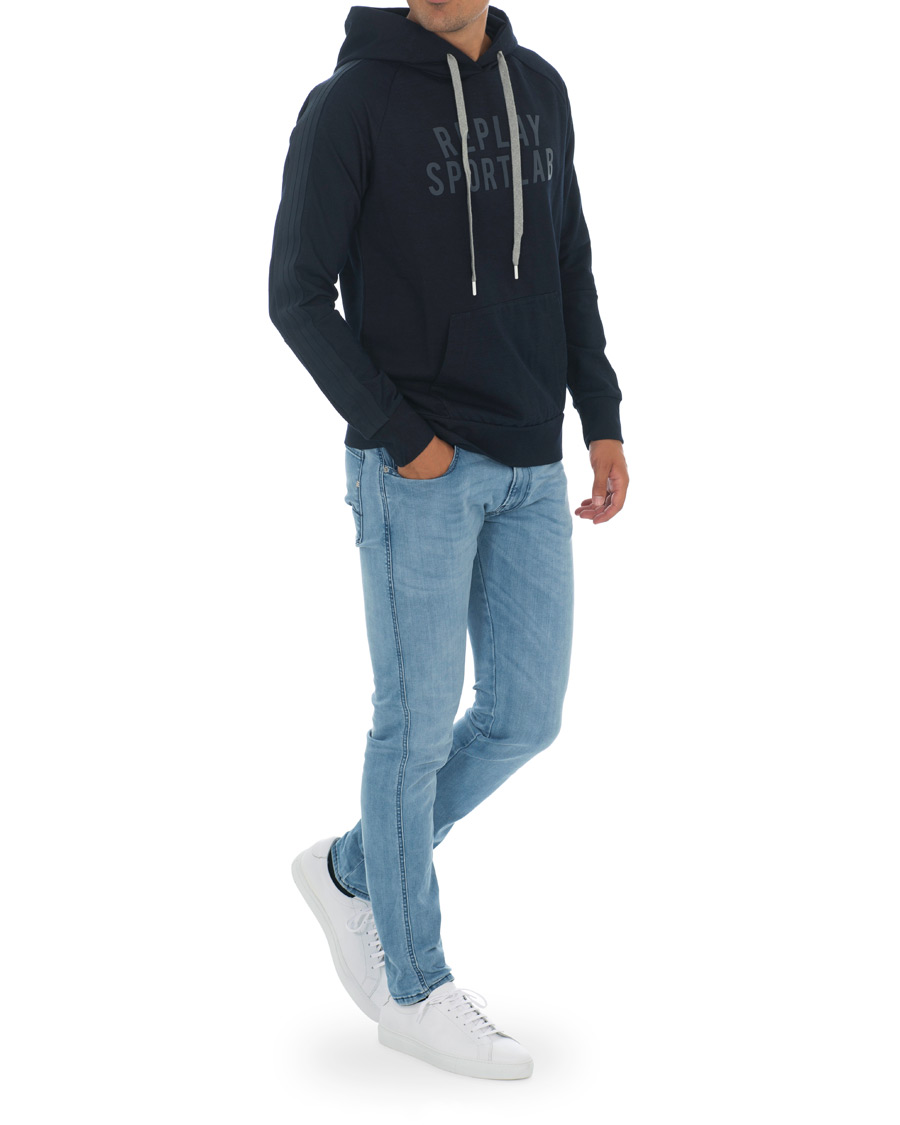 Herr | Jeans | Replay | Anbass Hyperflex Clouds Jeans Light Blue