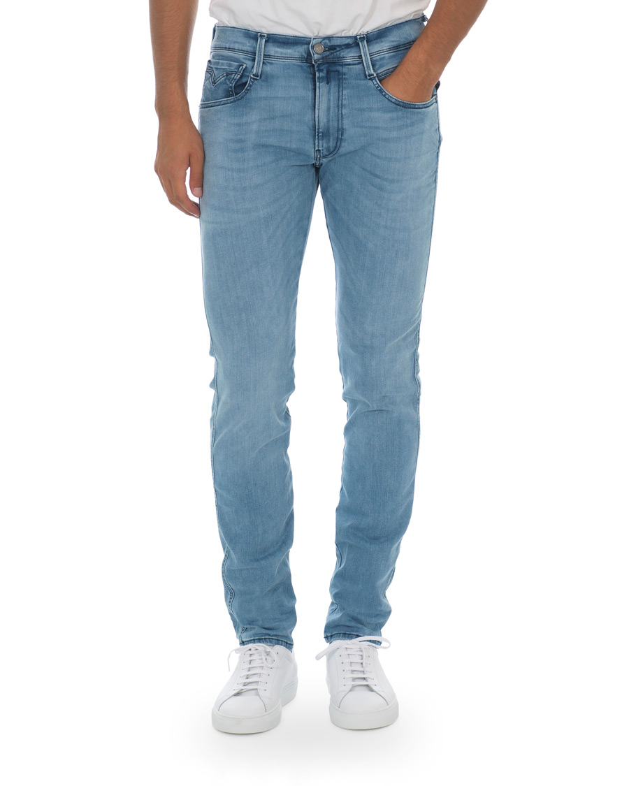 Herr | Jeans | Replay | Anbass Hyperflex Clouds Jeans Light Blue