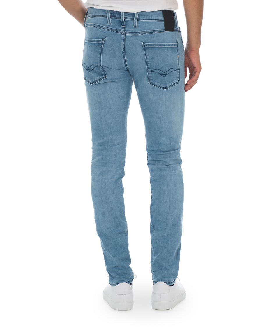 Herr | Jeans | Replay | Anbass Hyperflex Clouds Jeans Light Blue