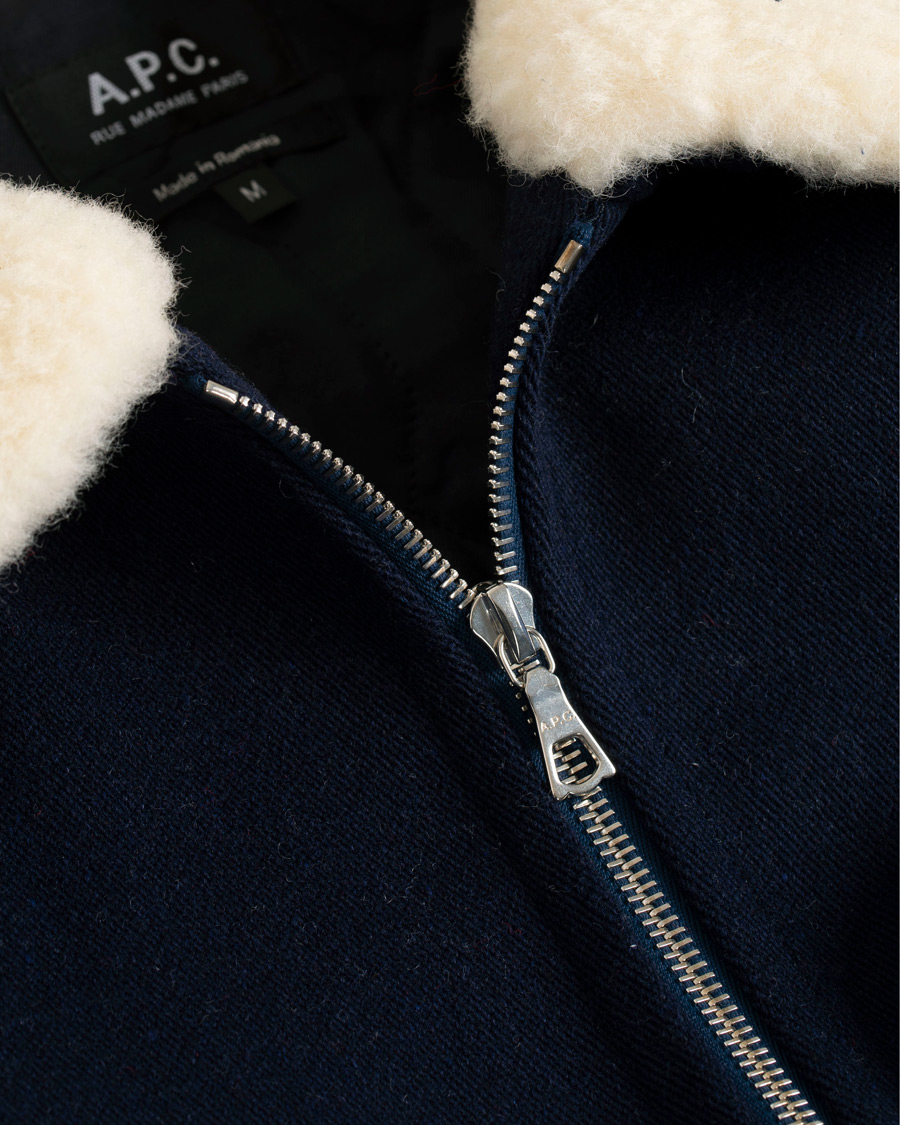 Herr | Jackor | A.P.C. | Blouson Bronze Jacket Marine