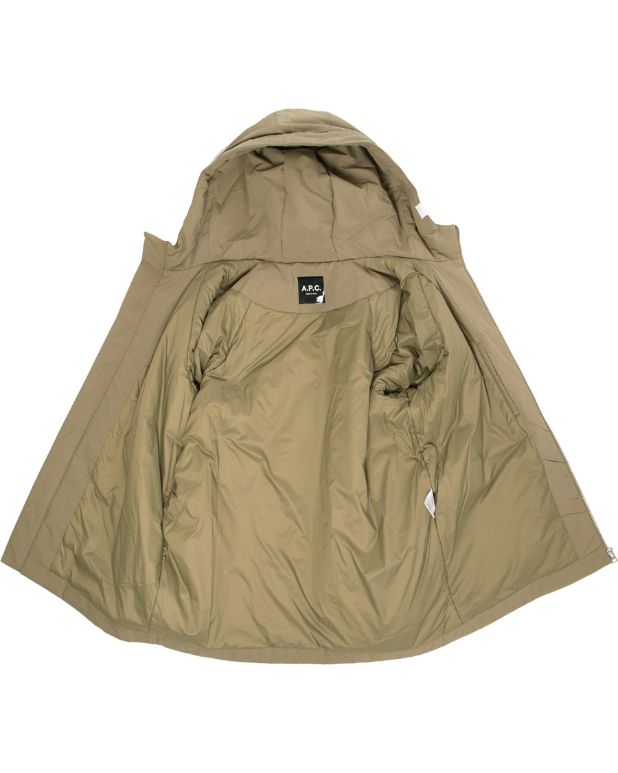 Herr | Jackor | A.P.C. | East Parka Khaki Green