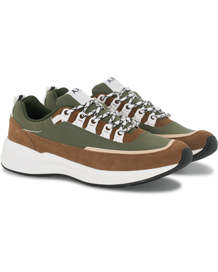 Herr | A.P.C. Jay Sneaker Khaki Green | A.P.C. | Jay Sneaker Khaki Green