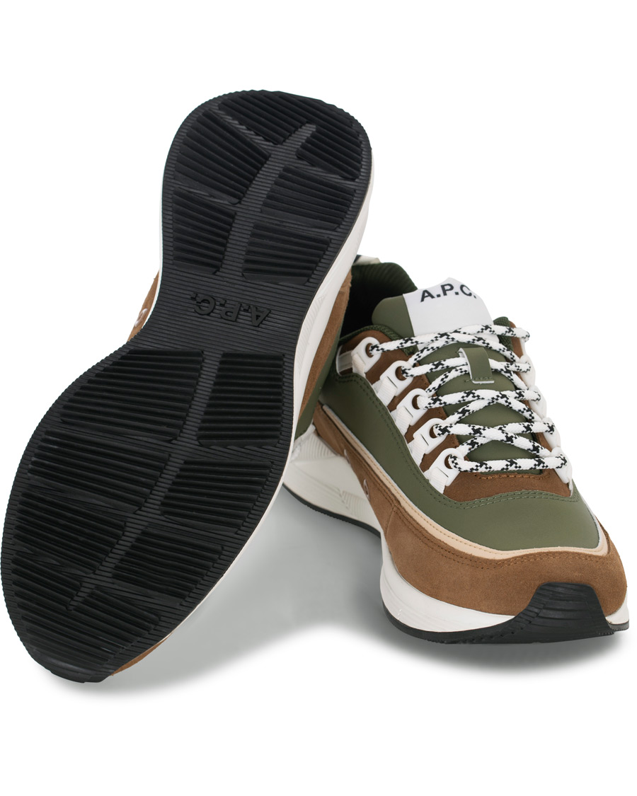 Herr | A.P.C. Jay Sneaker Khaki Green | A.P.C. | Jay Sneaker Khaki Green