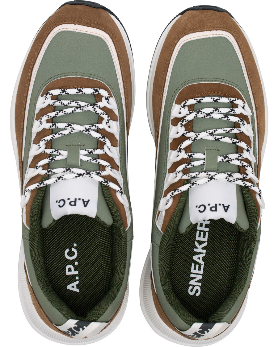 Herr | A.P.C. Jay Sneaker Khaki Green | A.P.C. | Jay Sneaker Khaki Green
