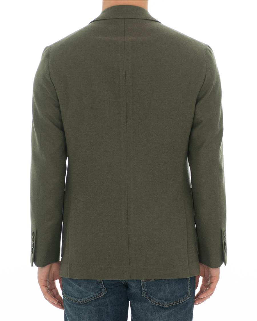 Herr | Kavajer | Brunello Cucinelli | Cashmere Blend Patch Pocket Blazer Green
