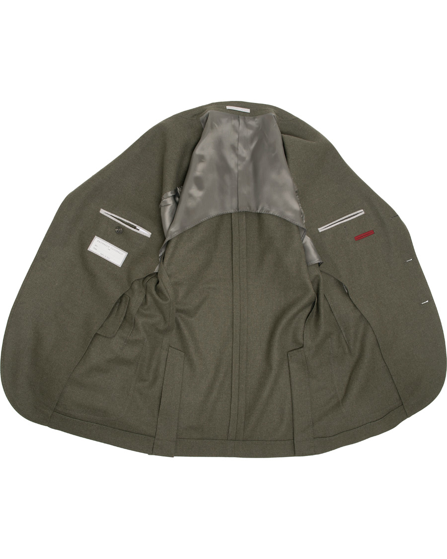 Herr | Kavajer | Brunello Cucinelli | Cashmere Blend Patch Pocket Blazer Green