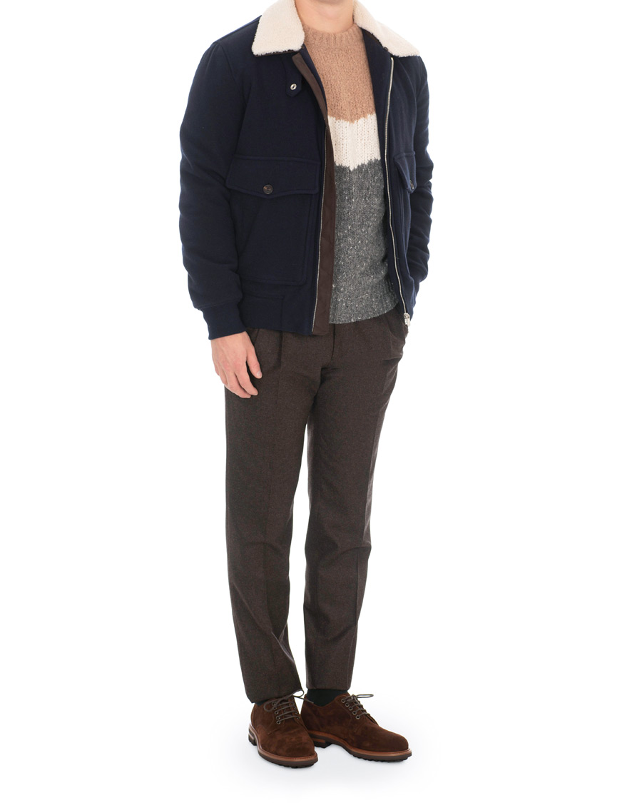 Herr | Brunello Cucinelli Plain Toe Derby Brown Suede | Brunello Cucinelli | Plain Toe Derby Brown Suede