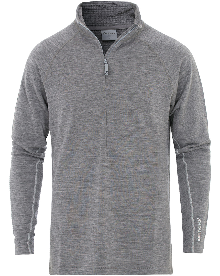 Herr | Tröjor | Houdini | Wooler Halfzip College Grey/Haze