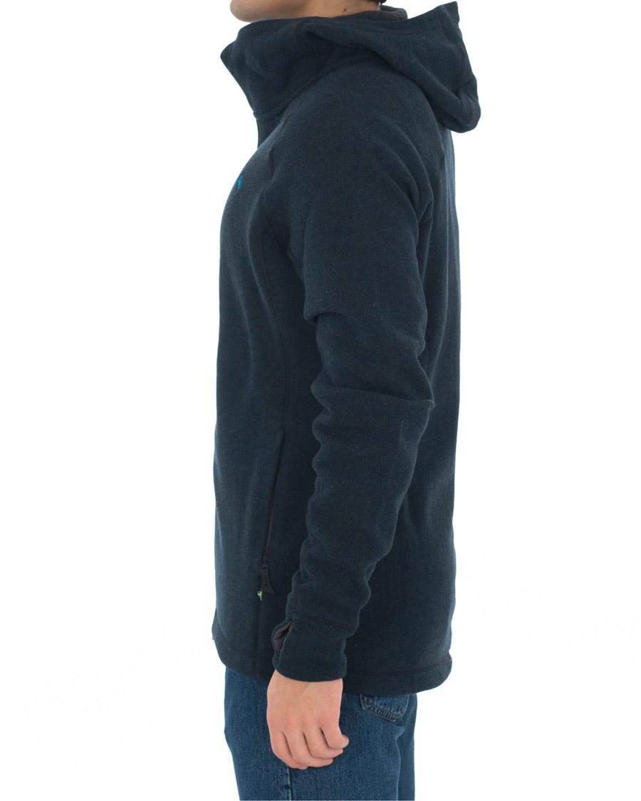 Herr | Tröjor | Klättermusen | Balder Thermal Mid-Layer Hoodie Storm Blue