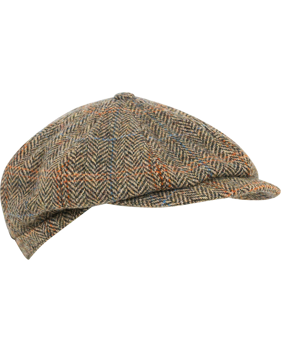 Herr | Lock & Co Hatters Tremelo Newsboy Cap Beige/Brown | Lock & Co Hatters | Tremelo Newsboy Cap Beige/Brown