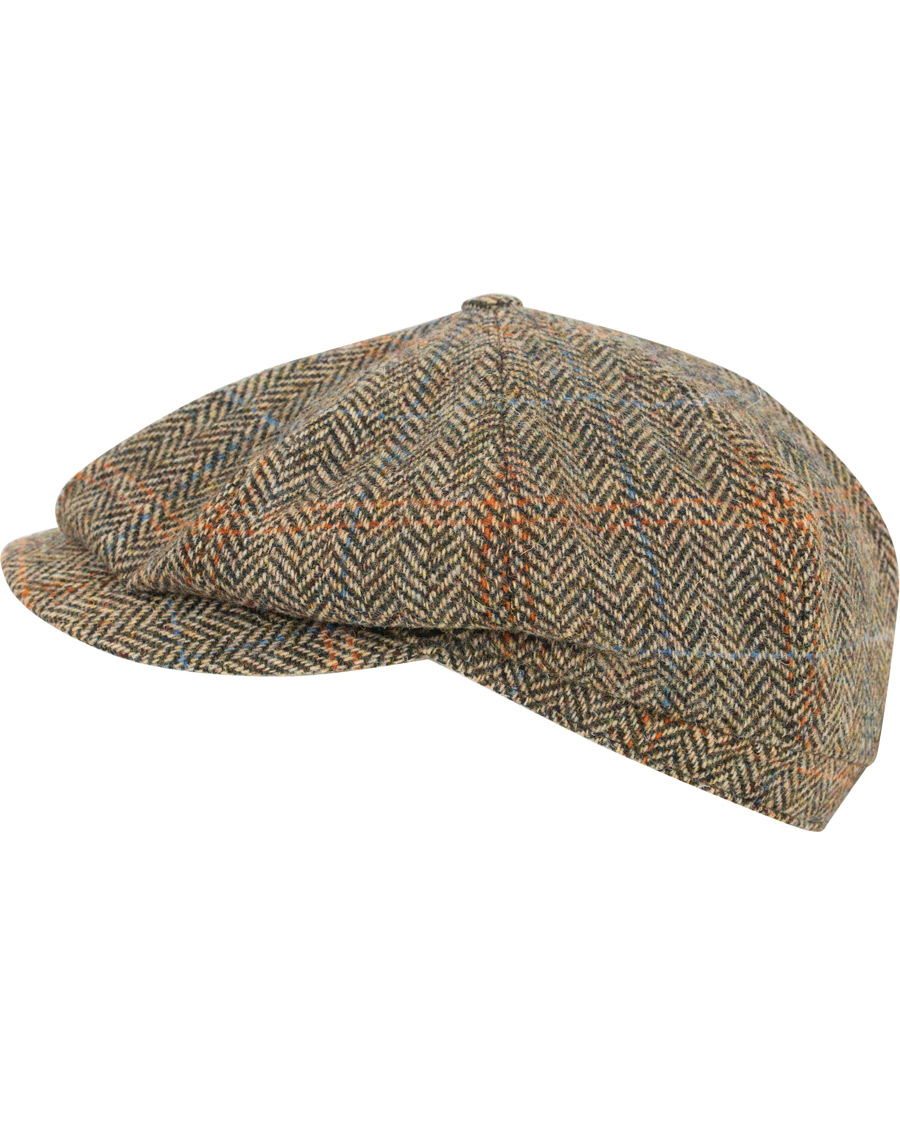 Herr | Lock & Co Hatters Tremelo Newsboy Cap Beige/Brown | Lock & Co Hatters | Tremelo Newsboy Cap Beige/Brown