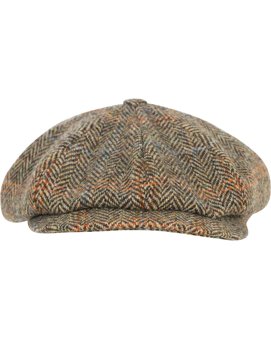 Herr | Lock & Co Hatters Tremelo Newsboy Cap Beige/Brown | Lock & Co Hatters | Tremelo Newsboy Cap Beige/Brown