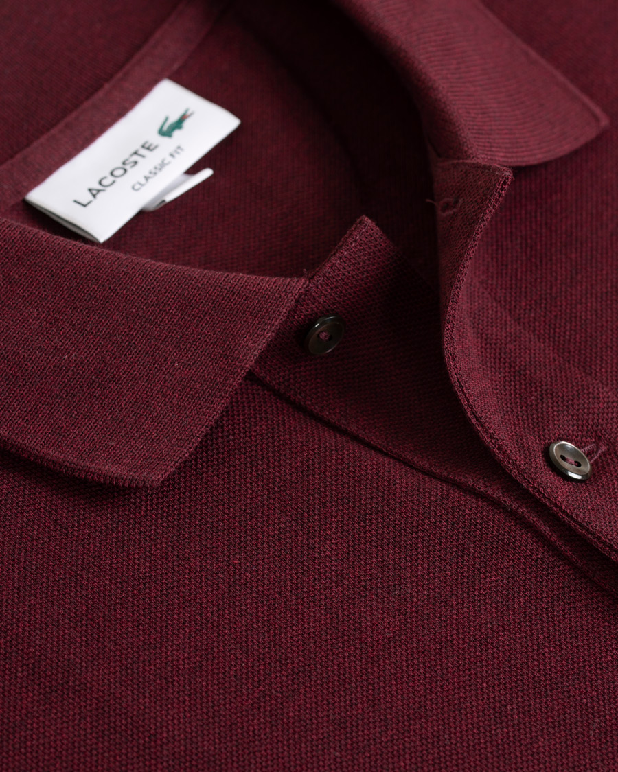 Herr | Pikéer | Lacoste | Original Polo Melange Piké Vine Chine
