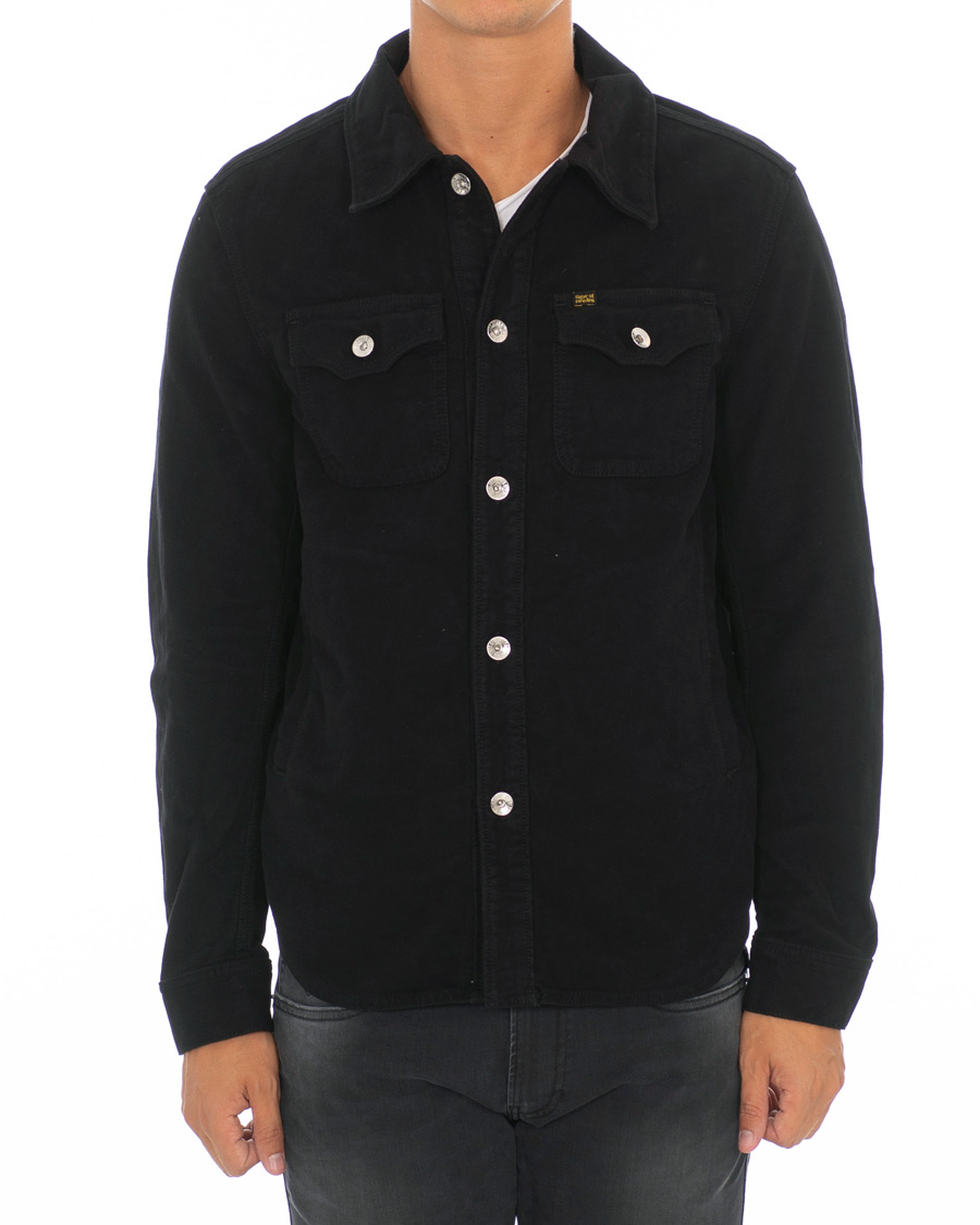 Herr | Jackor | Tiger of Sweden Jeans | Get Moleskin Denim Jacket Black