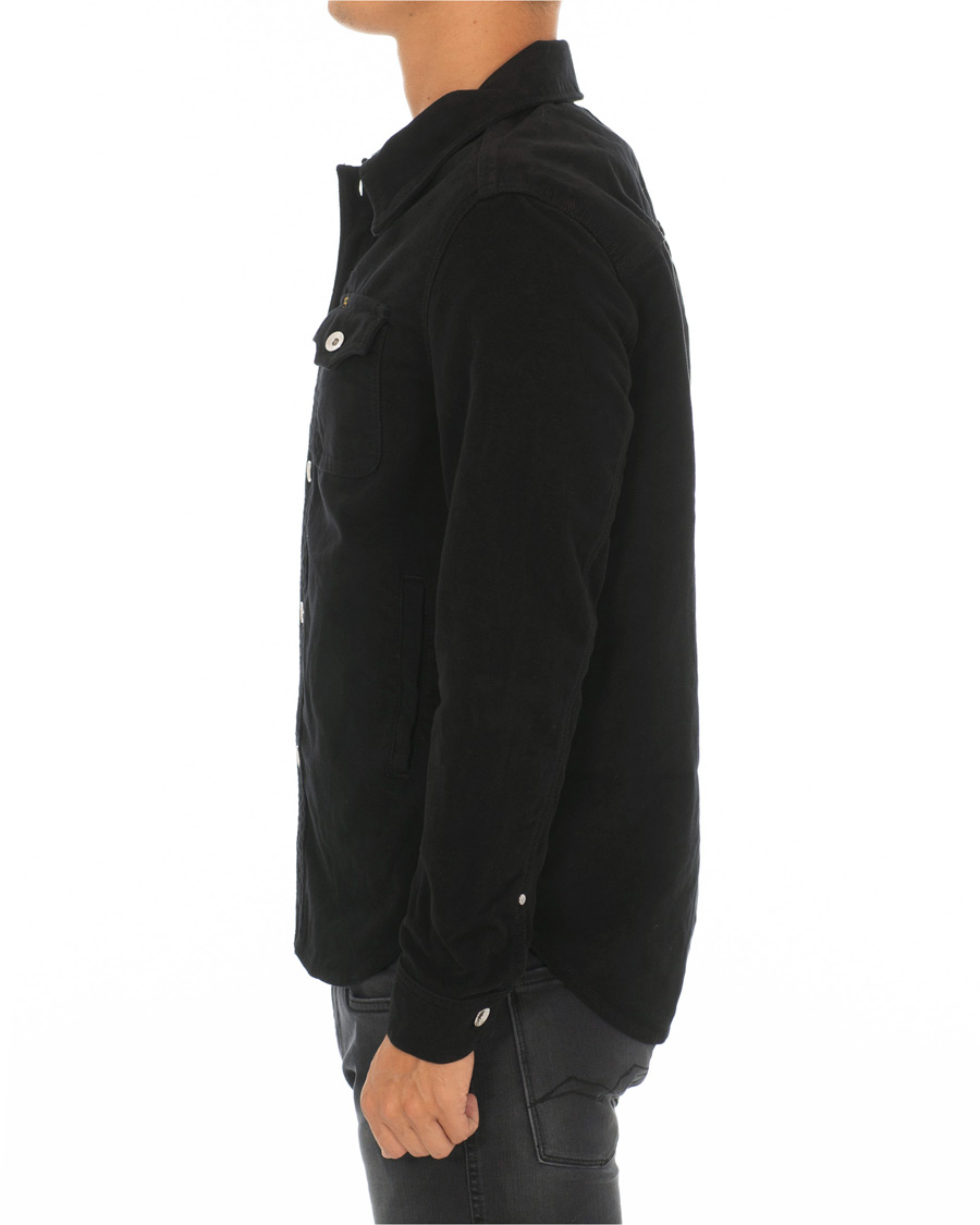 Herr | Jackor | Tiger of Sweden Jeans | Get Moleskin Denim Jacket Black