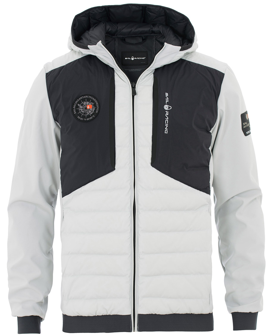 Herr | Jackor | Sail Racing | Antarctica Hybrid Hooded Jacket White