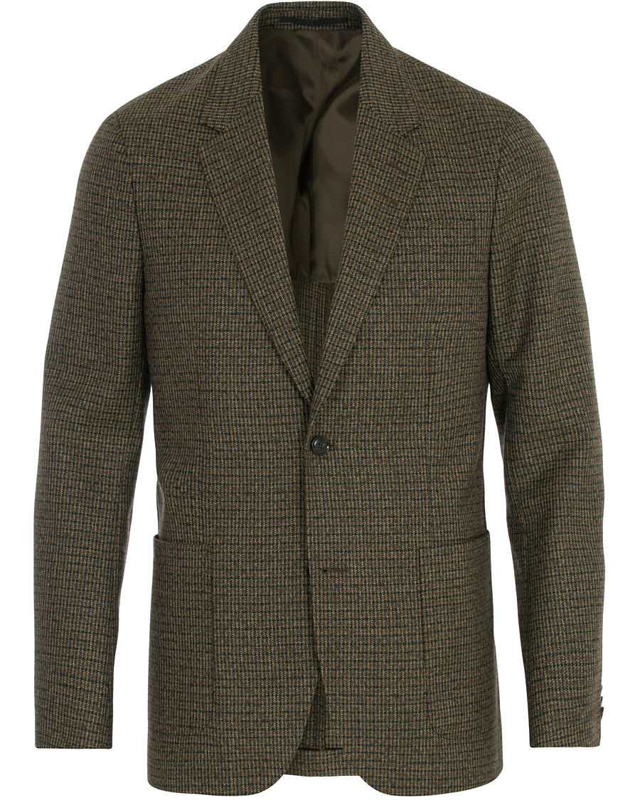 Herr | Kavajer | Tiger of Sweden | Josef Checked Wool Blazer Brown