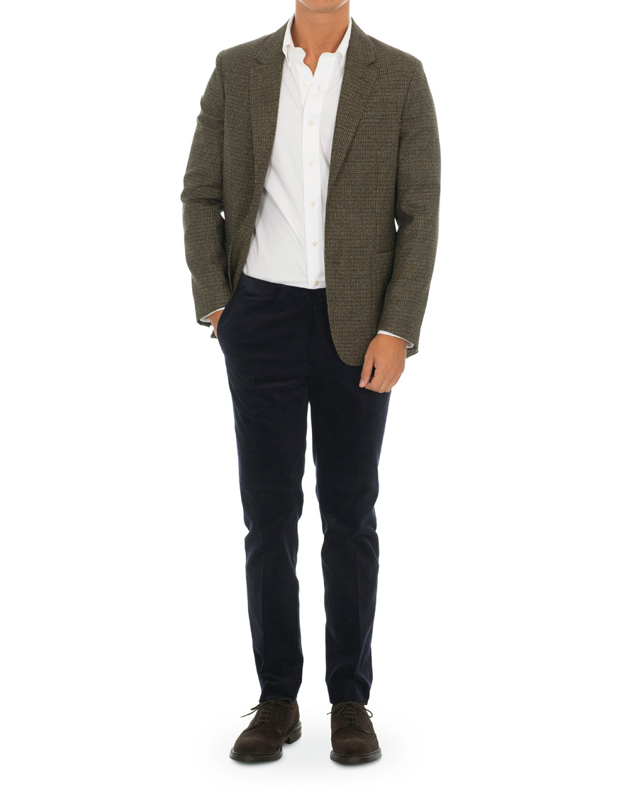 Herr | Kavajer | Tiger of Sweden | Josef Checked Wool Blazer Brown