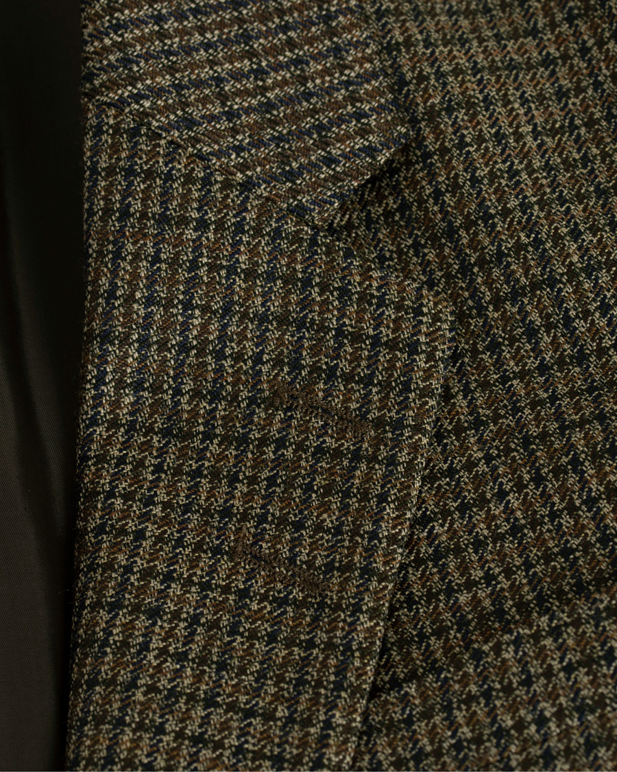 Herr | Kavajer | Tiger of Sweden | Josef Checked Wool Blazer Brown