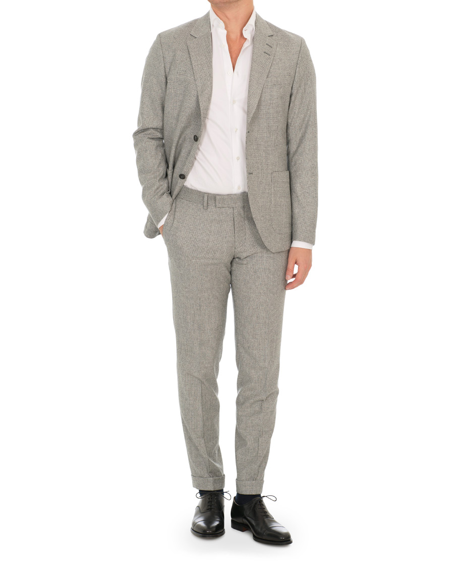 Herr | Kavajer | Tiger of Sweden | Jamot Houndstooth Brushed Wool Suit Blazer Grey