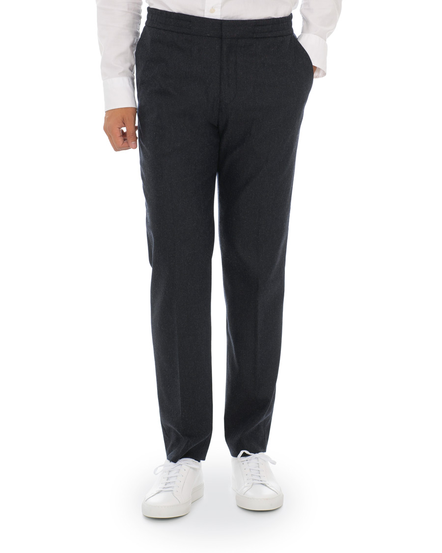 Herr | Byxor | Tiger of Sweden | Tavin Draw String Trousers Navy
