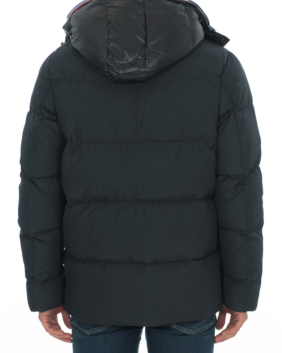 Herr | Jackor | Tommy Hilfiger | Hooded Bomber Down Jacket Jet Black