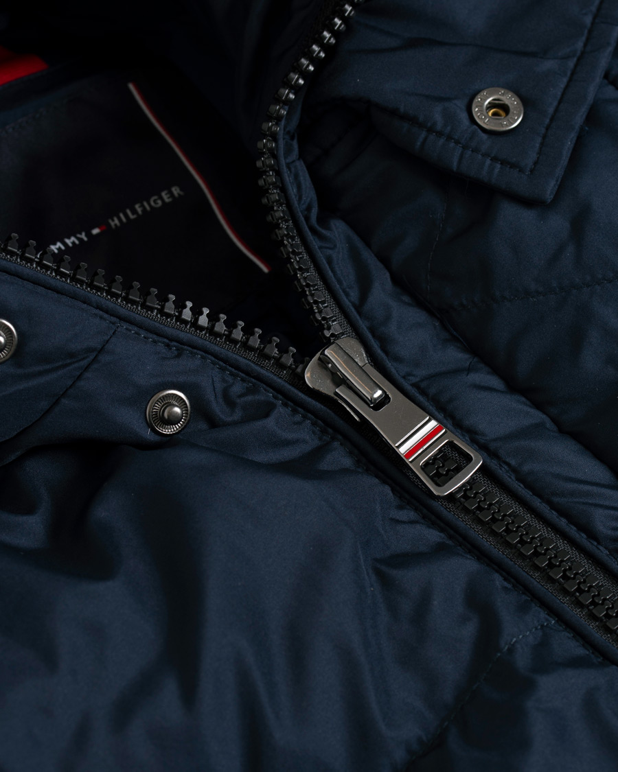 Herr | Jackor | Tommy Hilfiger | Hooded Down Parka Sky Captain